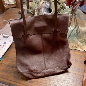 Banana Republic Pebbled Leather Tote